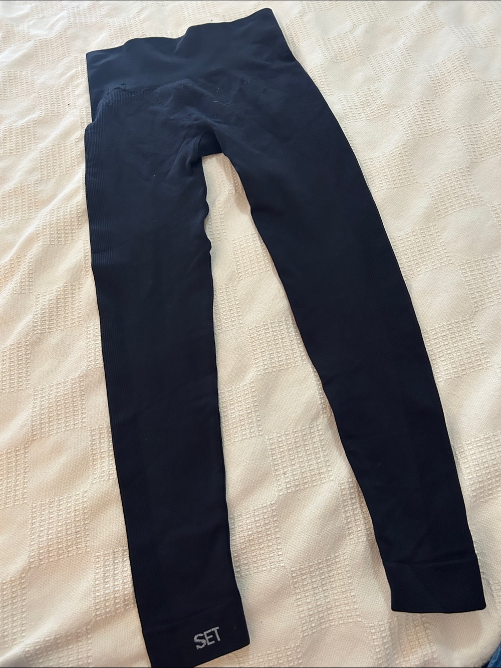 SET Active Black High-Waist Sculpting Leggings XS - Picture 8 of 8
